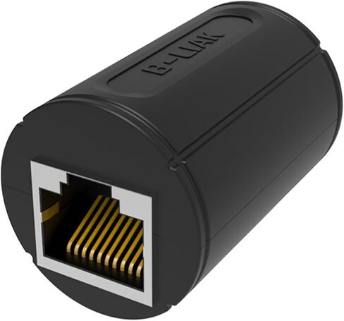 RJ48 إيثرنت محول 8P8C أنثى إلى أنثى AntiThunder RJ48 موصلات شبكة تمديد مهائي كابلات إيثرنت Cabl in Kuwait