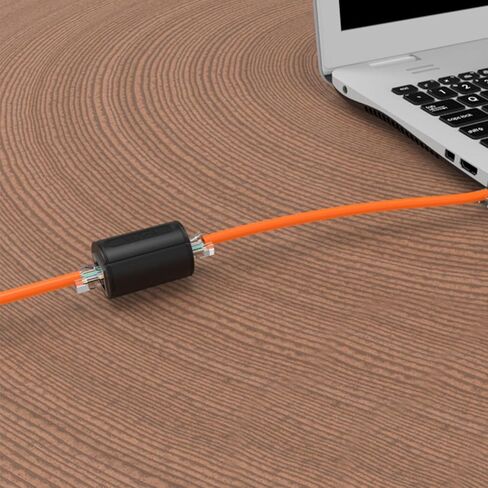 RJ48 إيثرنت محول 8P8C أنثى إلى أنثى AntiThunder RJ48 موصلات شبكة تمديد مهائي كابلات إيثرنت Cabl in Kuwait