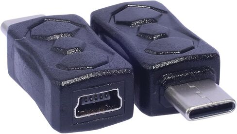 USB Female to Type C Male Conversion Adapter Converter Black 5V2A Charging & 480Mbps Data Transfer in Kuwait