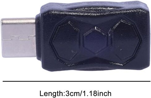 USB Female to Type C Male Conversion Adapter Converter Black 5V2A Charging & 480Mbps Data Transfer in Kuwait