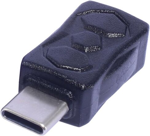 USB Female to Type C Male Conversion Adapter Converter Black 5V2A Charging & 480Mbps Data Transfer in Kuwait