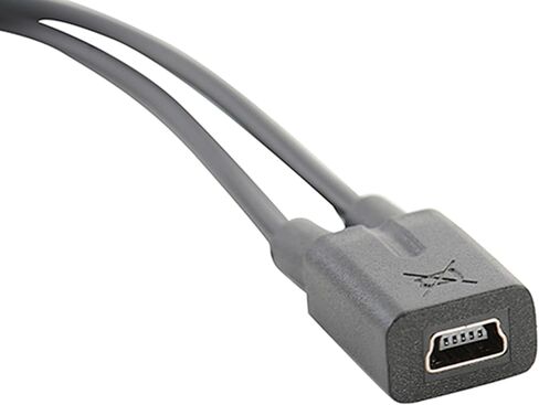 USB Splitter Extender Cable 5p Female to 5p Right Angles Male+Micro Male Cord Splitter Charging Cord in Kuwait