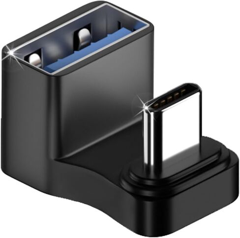 محول USB C 180 درجة، محول شكل نوع USB، وصلة محول USB C ذكر 180 درجة إلى USB أنثى in Kuwait