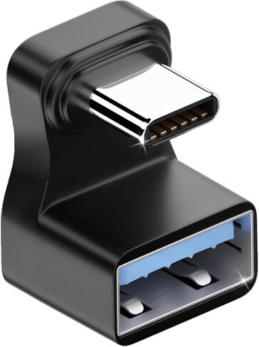محول USB C 180 درجة، محول شكل نوع USB، وصلة محول USB C ذكر 180 درجة إلى USB أنثى in Kuwait