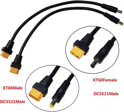 DC5521 Male to Female Adapter Cable 30CM Length for High Current Power Extension and Conversion Cord in Kuwait