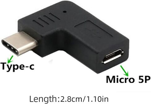 90 درجة USB المدخلات نوع C محول الإخراج أنثى إلى ذكر موصل محول ونقل البيانات in Kuwait