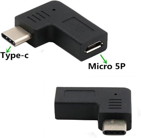 90 درجة USB المدخلات نوع C محول الإخراج أنثى إلى ذكر موصل محول ونقل البيانات in Kuwait