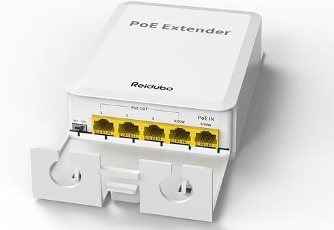 8 منافذ جيجابت PoE Switch في الهواء الطلق، 1000 ميجابت في الثانية 8 PoE+ منافذ موسع PoE 120 وات، IEEE802.3af/at الطاقة عبر إيثرنت، محول شبكة خارجي غير مُدار، التوصيل والتشغيل in Kuwait