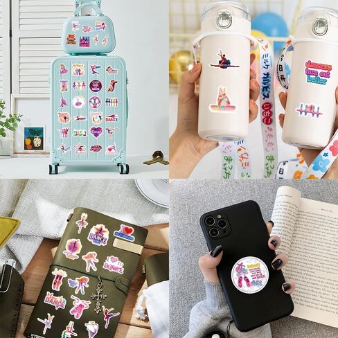 120PCS Neon Dance Stickers, Electronic Music DJ Stickers, Dance Party Vinyl Decals for Water Bottles Laptop Skateboard Phone Tumbler Scrapbook in Kuwait