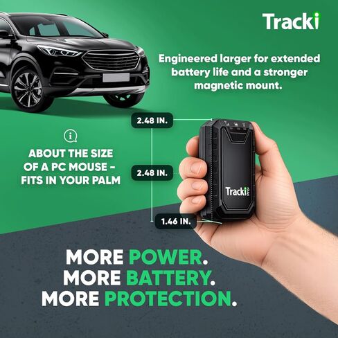 Tracki Pro GPS Tracker for Vehicles, 4G LTE, Long Battery Life in Saudi Arabia