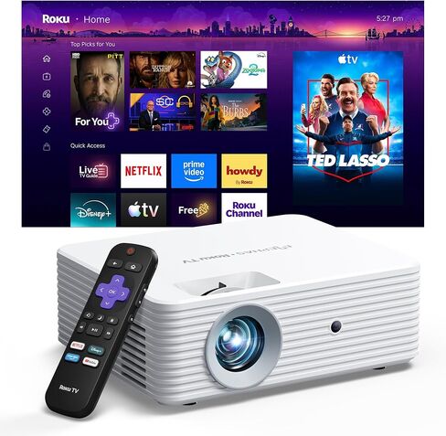 ELEPHAS Roku TV Smart Projector with Wi-Fi and Bluetooth in Saudi Arabia