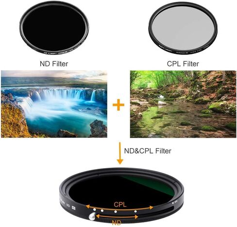 Variable Fader ND2-ND32 ND Filter and CPL Circular Polarizing Filter for NIKKOR Z 28mm f/2.8 & NIKKOR Z 28mm f/2.8 (SE) Lens in Saudi Arabia