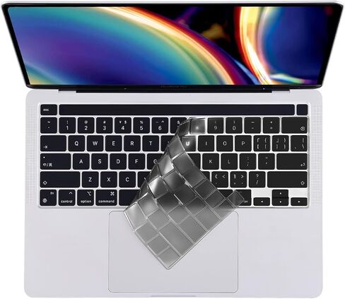 Smoky Silicone Keyboard Cover for MacBook Pro, A2159 A1706 A1707 in Saudi Arabia