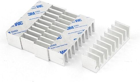 5pcs 35x10x10mm Aluminum Radiator for Power Module, Voltage Regulator, chipset Cooling in Saudi Arabia