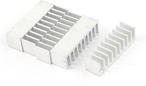 5pcs 35x10x10mm Aluminum Radiator for Power Module, Voltage Regulator, chipset Cooling in Saudi Arabia