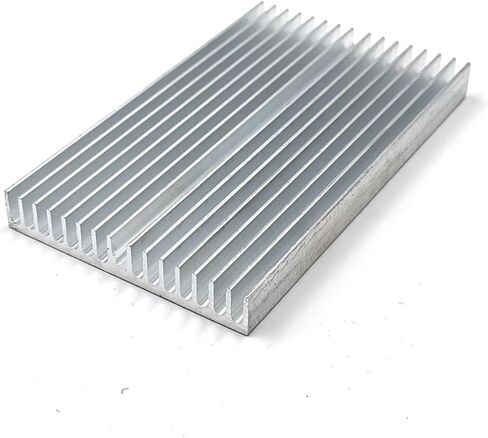 2pcs 100x60x10mm Rectangular Radiator 100mm Cooling Aluminum Plate for COB LED Lighting 50W in Saudi Arabia