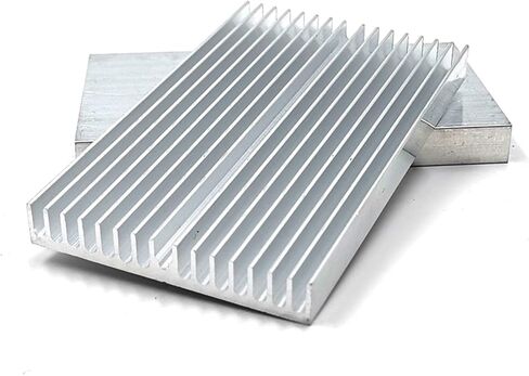 2pcs 100x60x10mm Rectangular Radiator 100mm Cooling Aluminum Plate for COB LED Lighting 50W in Saudi Arabia