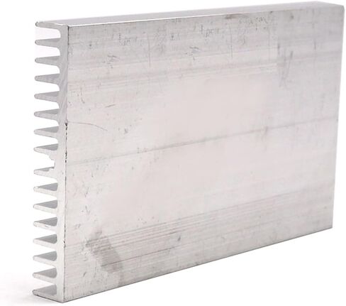 2pcs 100x60x10mm Rectangular Radiator 100mm Cooling Aluminum Plate for COB LED Lighting 50W in Saudi Arabia