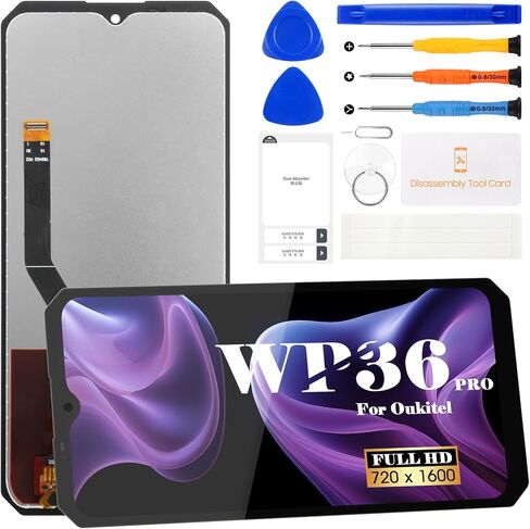 SRJTEK for Oukitel WP36 PRO Screen Replacement for Oukitel WP36 PRO LCD Display for Oukitel WP36 PRO Touch Screen Digitizer Assembly Repair Kits Without Frame Black (for Android 13(not fit for 14)) in Saudi Arabia