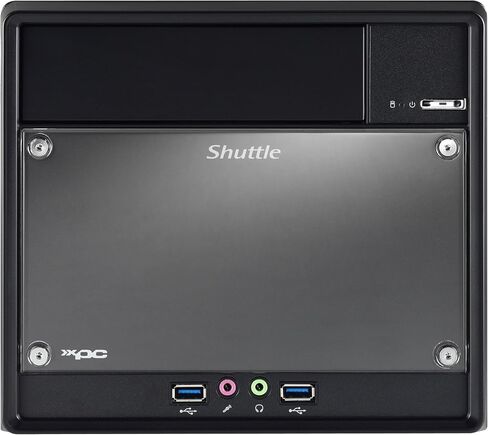 Shuttle XPC Cube SH510R4 Mini Barebone PC Intel H510 Supports 125W 11th/10th Gen Rocket Lake/Comet Lake CPU No RAM No HDD/SSD No CPU No OS 300W80 Plus Bronze Flex PSU,Black in Saudi Arabia