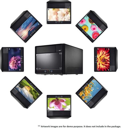 Shuttle XPC Cube SH510R4 Mini Barebone PC Intel H510 Supports 125W 11th/10th Gen Rocket Lake/Comet Lake CPU No RAM No HDD/SSD No CPU No OS 300W80 Plus Bronze Flex PSU,Black in Saudi Arabia