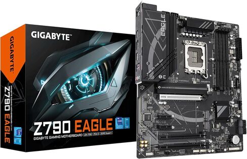 GIGABYTE Z790 Eagle Motherboard - Supports 14th Gen. Intel Core CPUs, 12+1+1 Phases VRM, up to 7600MHz DDR5 (OC), 3xPCIe 4.0 M.2, 2,5GbE LAN, USB 3.2 Gen 2 in Saudi Arabia