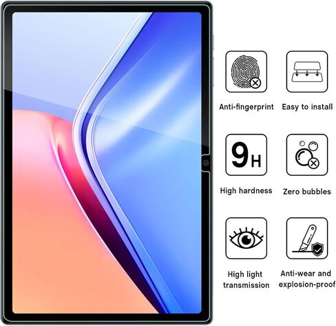 2-Pack Tempered Glass Screen Protector for Blackview Tab 5 / Blackview Tab 50 WiFi Tablet 8 inch, Ultra Clear Transparency 9H Hardness Tempered Glass Film for Blackview Tab 5 / Tab 50 WiFi in Saudi Arabia