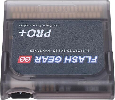 Flash Game Gear 600 in 1 Game Cartridge, Video Flash Card with 4GB Built in Memory 600 Games Save Support for GG SMS SG Console Users and Retro Gaming Play in Saudi Arabia