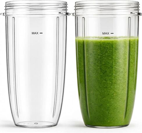 YQL 2-Pack 32oz أكواب خلاط بديلة لـ NutriBullet 600W و900W in Kuwait