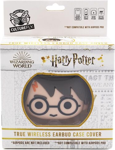 Culture Fly Case for AirPods Gen 1/2, Harry Potter Character Molded, Plastic, Multicolor, 3.29x3.29x3 Inches in Kuwait