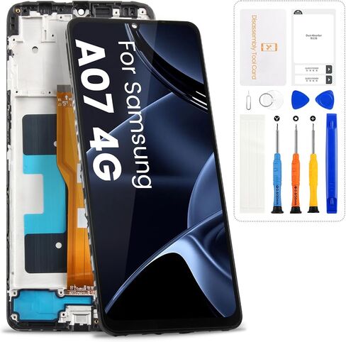 Original for Samsung Galaxy A07 4G Screen Replacement with Frame in Kuwait