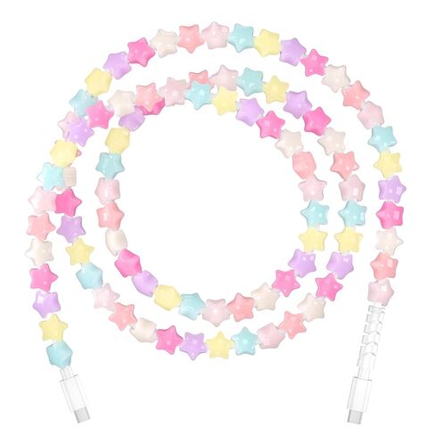 Coolden USB C to USB C Cable 5FT Type C Cable Star Beaded Phone Charger in Saudi Arabia