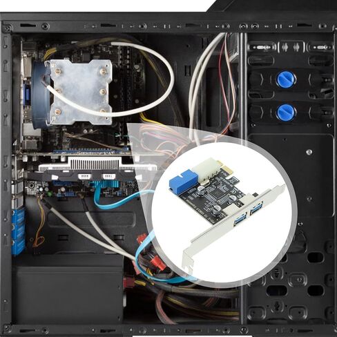 Pci-e USB 3.0 Expansion Card with 2 USB 3.0 Ports in Kuwait