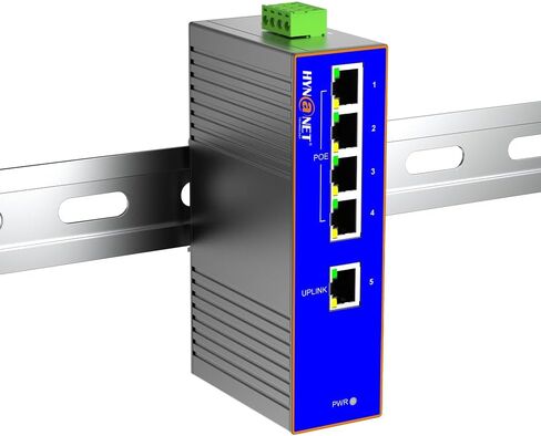 5-Port Industrial Full Gigabit PoE+ Mini Switch in Saudi Arabia