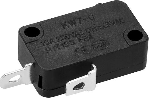 KW7-0 Micro Switch Replacement for Air Fryer XL, Power XL, Vortex, Microwave Oven,Induction Cooker-Normally Open, 16A 125V/250V, 2Pins 1NO 1NC in Saudi Arabia