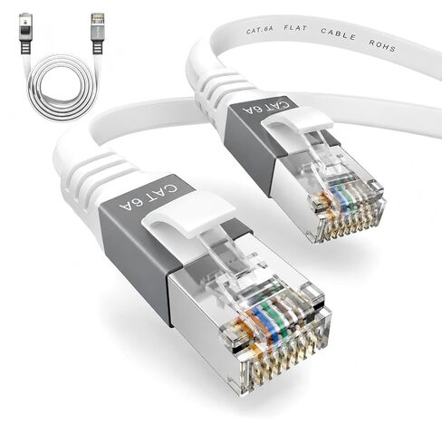 Smolink Cat 6A Ethernet Cable 50 ft with 1.5ft Short Patch Cord, 10Gbps in Saudi Arabia