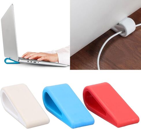 3 Pcs Simple Laptop Stand, Triangular Adjustable Height Computer in Kuwait