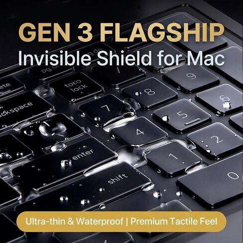 Smoky Silicone Keyboard Cover for MacBook Air/Pro, A1466 A1502 A1398 in Saudi Arabia