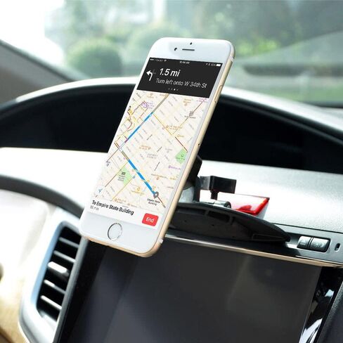 Magnetic Universal CD Slot Phone Holder, CD Slot Strong Magnet Car Phone Mount Compatible Smartphones in Saudi Arabia