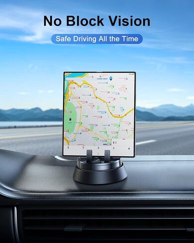 Z Fold 6 Accessories for Samsung Galaxy Z Fold 7 6 5 4 3 2 S25 Ultra, Upgraded 360 Rotatable Dash Phone Holder for Car iPhone 16 15 Pro Max Plus Mini Google Pixel 9 Pro Fold in Saudi Arabia