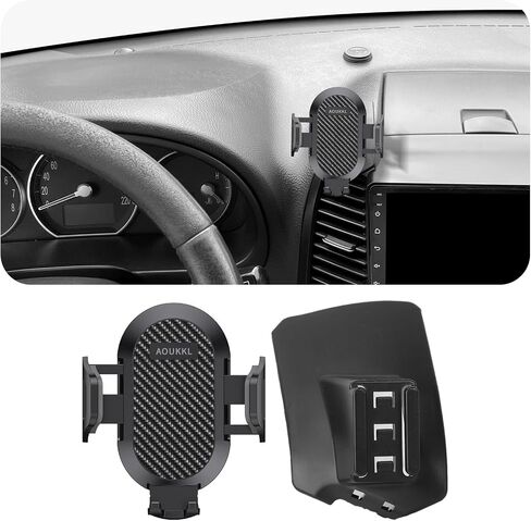 Car Phone Holder Fits for Hyundai Santa Fe 2019-2023 and Santa Fe Hybrid 2021-2023 Accessories,Thick Cases Friendly,Cell Phone Mount for 4.7-7 in Phones,360 Degree Rotation,Easy to Install in Saudi Arabia