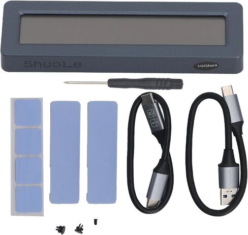 SMART Display NVME SSD Enclosure Aluminum M.2 Enclosure in Saudi Arabia