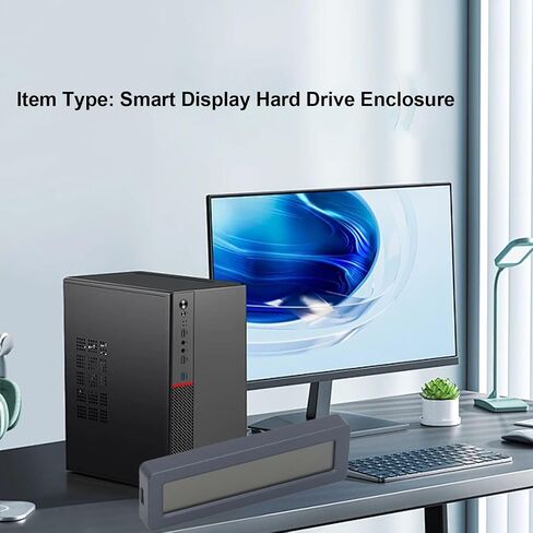 SMART Display NVME SSD Enclosure Aluminum M.2 Enclosure in Saudi Arabia