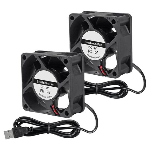 2PCS 60mm 12V Brushless Cooling Fan Small DC Computer Cooling Fan in Kuwait
