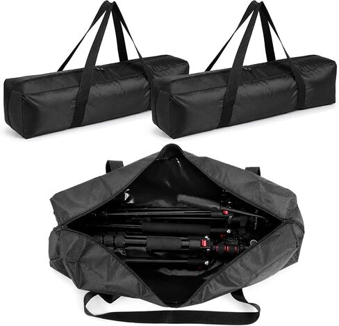 3 Pcs Tripod Case Bag Waterproof Oxford Cloth Heavy Duty Black 28.3x6.5in in Saudi Arabia