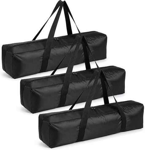 3 Pcs Tripod Case Bag Waterproof Oxford Cloth Heavy Duty Black 28.3x6.5in in Saudi Arabia