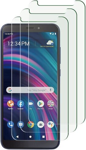 [3 Pack] Tonvizern for BLU View 3 (B140DL) Tempered Glass Screen Protector, Anti-Scratch Ultra Clear 9H Premium 0.26mm HD Bubble Free in Saudi Arabia