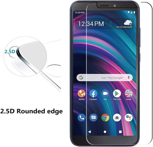 [3 Pack] Tonvizern for BLU View 3 (B140DL) Tempered Glass Screen Protector, Anti-Scratch Ultra Clear 9H Premium 0.26mm HD Bubble Free in Saudi Arabia