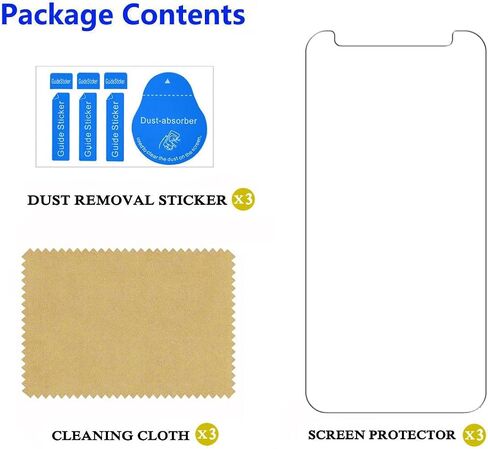 [3 Pack] Tonvizern for BLU View 3 (B140DL) Tempered Glass Screen Protector, Anti-Scratch Ultra Clear 9H Premium 0.26mm HD Bubble Free in Saudi Arabia