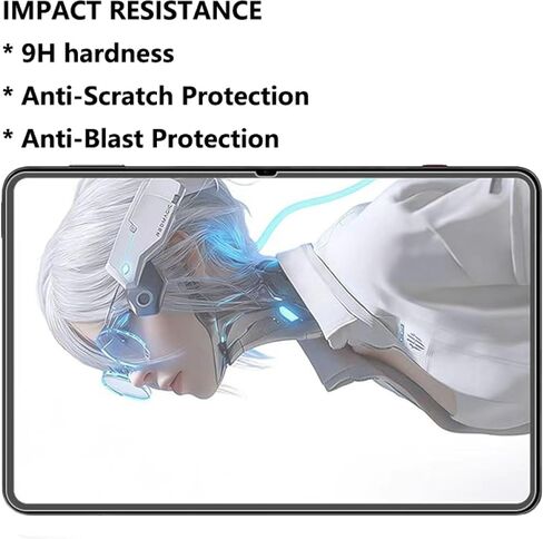 2PCS Tempered Glass Film for Nubia REDMAGIC Astra 2, Screen Protector 2.5D Anti Scratch HD Arcuate Film in Saudi Arabia